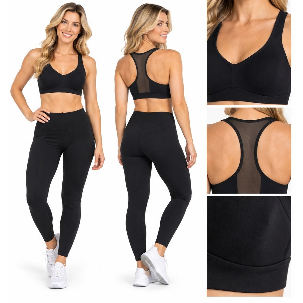 Lululemon Speed Up Bra 8 Black High Support Mesh Racerback Running Training